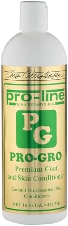 Chris Christensen ProLine Pro-Gro Premium Conditioner, Groom Like a Professional, Deeply Moisturizes, Made in USA, 16 oz by ChrisChristensen