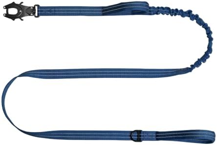 ICEFANG Tactical Dog Leash with Quick-Release Metal Clasp,Bungee-Dog Lead by ICEFANGDIRECT