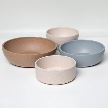 Loving Pets - Dolce Bamboo - Eco-Friendly Pet Bowls & Dishes for Dog, Cats, Puppy Food and Water Bowl -Sustainable and Dishwasher Safe, Made with Real Bamboo (Large, Slate-Grey) - Image 6