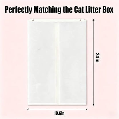 100 Pcs Cat Litter Box Liners for PetSnowy SNOW+ Cat Litter Box - Image 2
