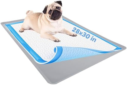 Dog Pee Pad Holder - Fits Up to 28” x 30” Pee Pad - 1 Pack - Light Grey by Skywin