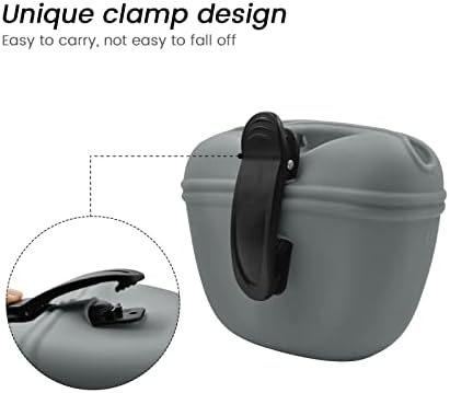 AUDWUD Silicone Dog Treat Pouch with Clicker Magnetic Closure Secure Clip - Image 4