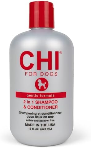 CHI for Dogs Gentle 2-in-1 Shampoo and Conditioner, 16 Fl Oz by FaroukSystemsInc