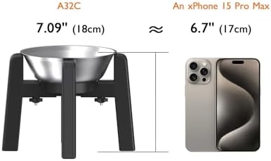 CZPET Elevated Dog Bowl, Raised Dog Bowl Stand with Stainless Steel Bowl - Image 5