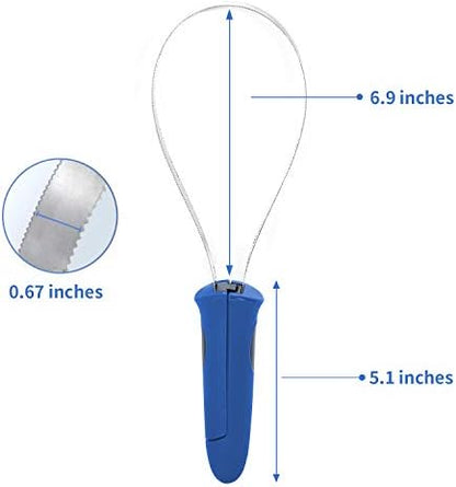 BOTH WINNERS Dual-Sided Shedding Blade with Stainless Steel Blade De-Shedding Tool for All Dog Coat Types- Soft Touch Grip (BLUE) - Image 4