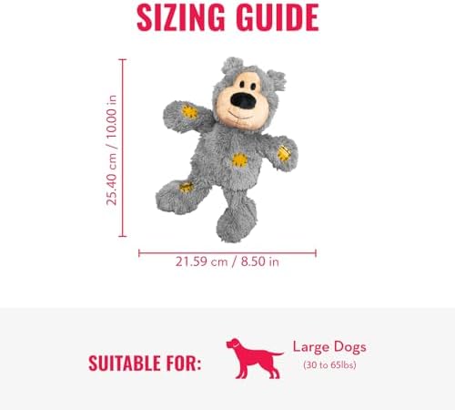 KONG Wild Knots Bear and Signature Balls, 2 Pack, for Medium Dogs - Image 3