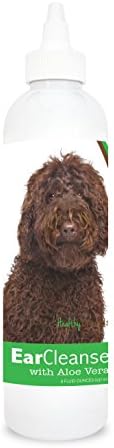 Healthy Breeds Labradoodle Ear Cleanse with Aloe Vera Cucumber Melon 8 oz by HealthyBreeds