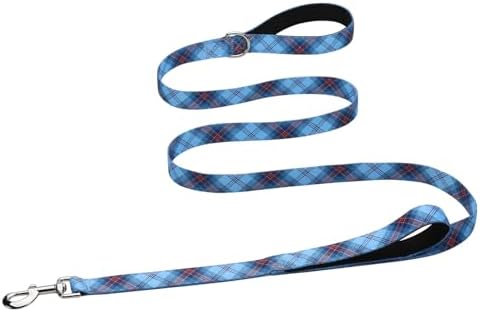 Hikiko 4FT Dog Leash Padded Double Handle with Designed Pattern by Hikiko