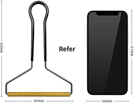 Lint Roller; Simplified Lint Remover Tool; Remove Cat and Dog Hairs &Lints from Furniture- Mat, Stairs, Cat Tree Towers; Carpet Rug Scraper; Hair & Lint Removal Rake - Image 2