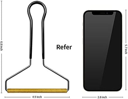 Lint Roller; Simplified Lint Remover Tool; Remove Cat and Dog Hairs &Lints from Furniture- Mat, Stairs, Cat Tree Towers; Carpet Rug Scraper; Hair & Lint Removal Rake - Image 2
