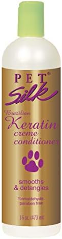 Pet Silk Pet Silk Brazilian Keratin Creme Conditioner 16 Oz, 16 Oz by PETSILK