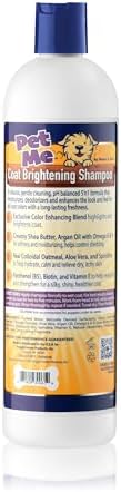 Mane ’n Tail Pet Me Coat Brightening Pet Shampoo, 5-in-1 Dog & Pet Shampoo for All Coat Colors, Moisturizing & Deodorizing Formula with Shea Butter, Argan Oil & Omega 6 & 9 16 fl oz - Image 2