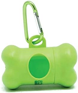 Dog Poop Bag Dispenser with Stainless Steel Carabiner Clip (PB0007) – Dog Waste Bag Holder (Without Bags) by EcoJeannie