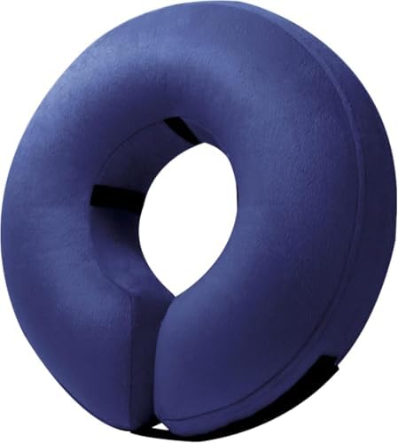 BENCMATE Inflatable Dog Cone Collar Alternative After Surgery Medium+ by BENCMATE