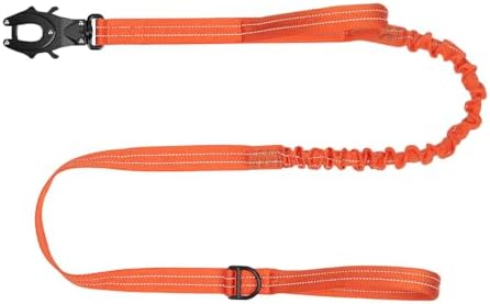 ICEFANG Tactical Dog Leash with Quick-Release Metal Clasp,Bungee-Dog Lead by ICEFANGDIRECT