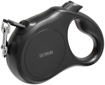 OUTRUN Retractable Dog Leash 16 FT Tape, up to 55 lb, No Tangle by Unknown