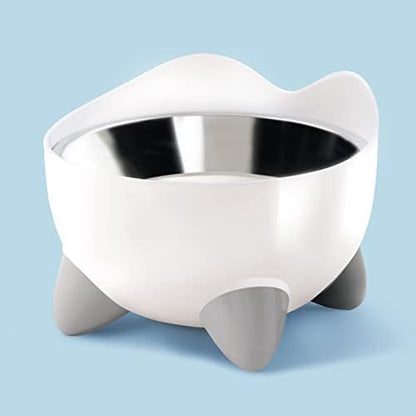 Catit PIXI Elevated Feeding Dish, White - Image 2