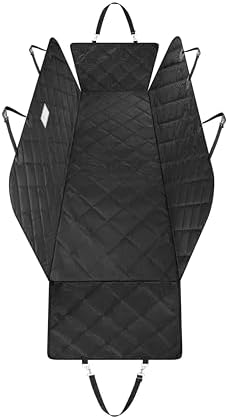 OllyDog Journey Car Seat Cover, Waterproof Backseat Protection for Dog Travel, Sturdy Waterproof Dog Hammock for Car, Pet Essentials (Raven) - Image 3