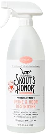 SKOUT'S HONOR Cat Urine and Odor Destroyer, 35 oz by SKOUTSHONOR