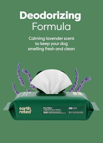 Earth Rated Dog Wipes for Paws & Butt, Deodorizing, Lavender, 200ct - Image 5