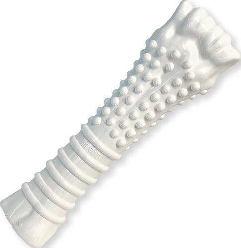 Nylabone Power Chew Textured Knuckle Bone Dog Toy, Chicken Flavor, X-Large by Nylabone