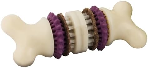 PetSafe Busy Buddy Bristle Bone, Large, Helps Keep Your Dog's Teeth Clean, Long-Lasting Playtime by PetSafe