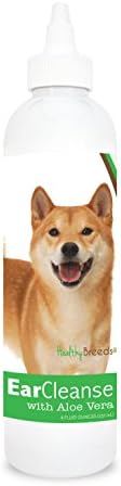 Healthy Breeds Shiba Inu Ear Cleanse with Aloe Vera Cucumber Melon 8 oz by HealthyBreeds
