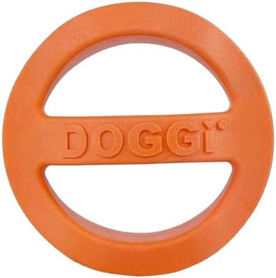 Van Ness Pets Doggi Catch and Carry Flying Disc Floating Dog Toy, Large, Orange by VanNessPets