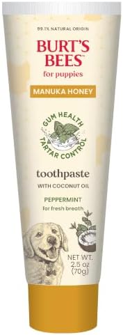 Burt's Bees Manuka Honey Peppermint Puppy Toothpaste, 2.5 Oz by BurtsBeesforPets