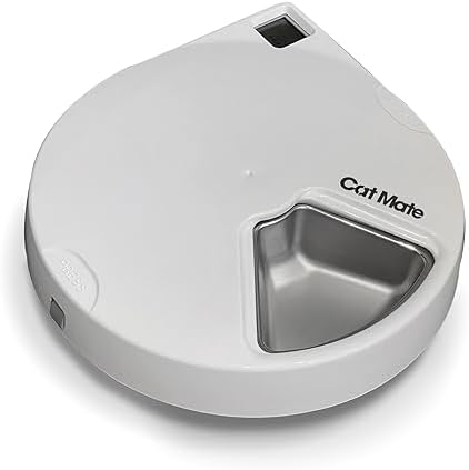 Cat Mate Replacement Bowl with Stainless Steel Inserts for 5-Meal Feeder - Image 5