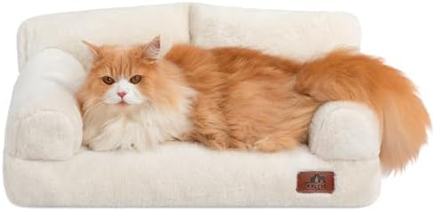 Hollypet Small Dog Large Cat Bed Puppy Couch Beds for Pets up to 25 lbs - Image 2
