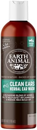 Earth Animal Apothecary - Herbal Ear Wash Cleanser for Pets - 4 fl oz by EARTHANIMAL