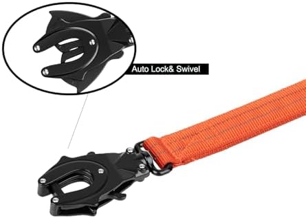 ICEFANG Tactical Dog Leash with Quick-Release Metal Clasp,Bungee-Dog Lead - Image 6