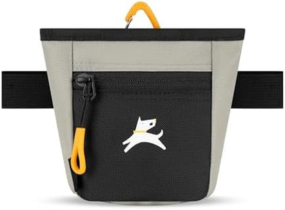 OllyDog, Goodie Treat Bag, Dog Treat Training Pouch | Magnetic Closure | 3 Ways to Wear | Hands-Free Waist Belt | Water-Resistant Recycled Vegan Fabric (Wasabi Stone) by OllyDog