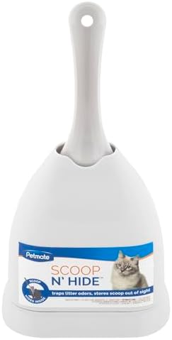 Petmate Scoop N' Hide Cat Litter Scoop, White - Image 2