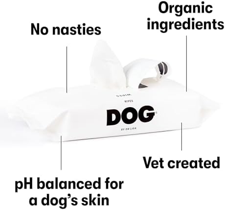 DOG by Dr Lisa - Dog Wipes - Plant-Based, Natural Bathing Wipes for Dogs - Made from 100% Compostable Bamboo - Vet-Created - Vegan, Non-Toxic - 240 Count - Image 7