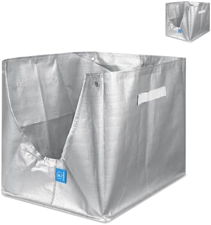 2 Pack Litter Box Liners F Compatible with Flip Litter Box Liner Type F, Reusable Liner Type-F with Carrying Handles by KropBom