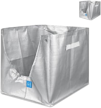 2 Pack Litter Box Liners F Compatible with Flip Litter Box Liner Type F, Reusable Liner Type-F with Carrying Handles by KropBom