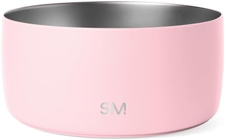 Simple Modern Dog Bowls & Cat Bowls | Large (8 Cups) | Pink by Unknown