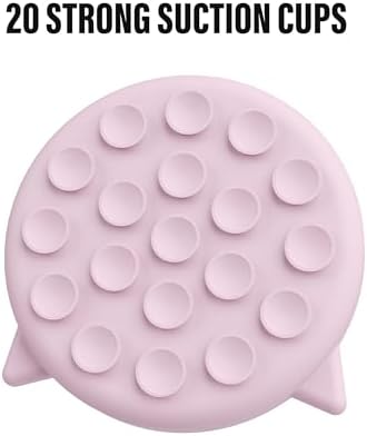 Silicone Cat Slow Feeder,Slow Feeder Cat Bowl Wet Food with Suction Cups，Puzzle Feeder Cat,Cat Interactive Toys,Effectively Reduce Overeating in Kitty (Pink, 1 Cup) - Image 5