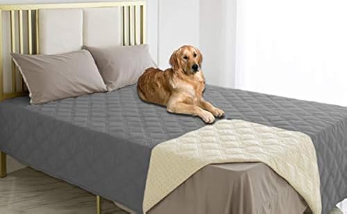 Ameritex Waterproof Dog Bed Cover Pet Blanket with Anti-Slip Back for Furniture Bed Couch Sofa by Ameritex
