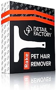 Detail Factory - Pet Hair Remover Rake - Stiff Rubber Blade Grabs and Collects Pet Hair - Image 2