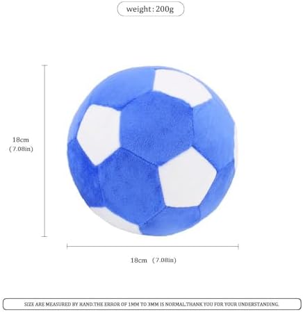 Plush Dog Toys Soccer Ball,7.1 Inch for Interactive Training - Image 6