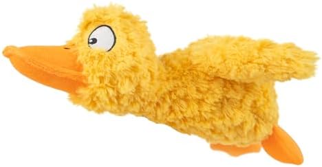 Best Pet Supplies Squeaky Plush Dog Toy - Ducky Doodle, Small by BestPetSuppliesLLC