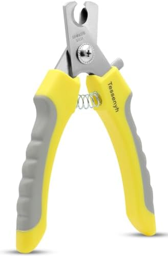 Professional Dog Nail Trimmers, Dog Nail Clippers for Large & Medium Dogs, Cats, and Pets, with Safety Lock and Protective Guard, 6.5 Inches by Unknown