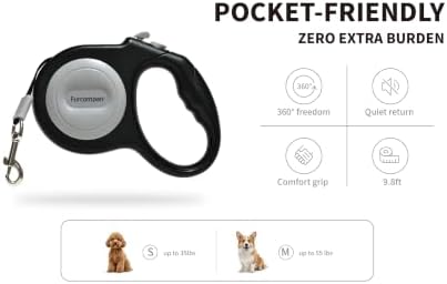 10 Ft Retractable Dog Leash for Small Dogs & Medium Dogs - Image 2