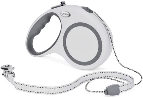 Retractable Dog Leash 30 FT, GUDWING Dog Walking Leash for Medium Large Dogs up to 77 lbs, Heavy Duty No Tangle, Large - Image 6