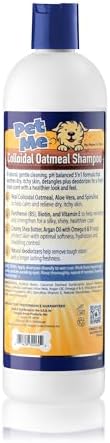 Mane ’n Tail Pet Me Colloidal Oatmeal Pet Shampoo, 5-in-1 Soothing Dog & Pet Shampoo for Dry Itchy Skin, Cleans, Conditions & Deodorizes with Aloe Vera, Shea Butter & Argan Oil 16 fl oz - Image 2