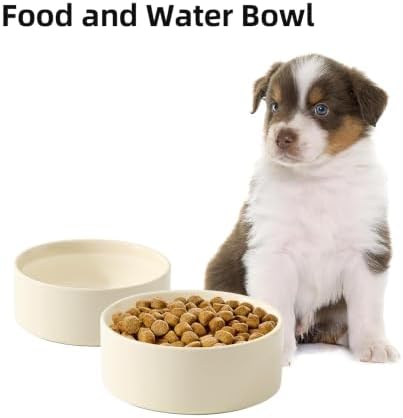 Havniva Cat Bowls Set of Two, 6.1” Ceramic Cat Food Bowls, Cat Water Bowl - Image 4