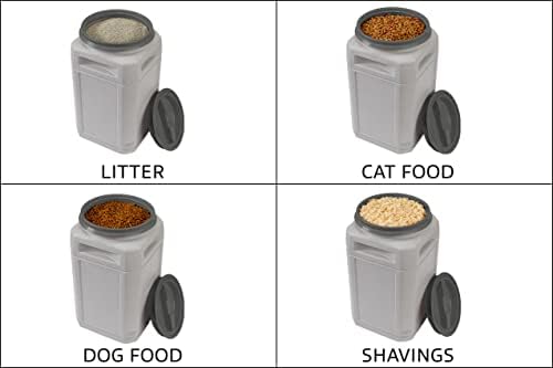 Mighty Tuff Airtight Dog Food Storage Container – 13 Gal, up to 54 lb Capacity – Cat and Dog Food Container with Twist Lid & Handles – BPA-Free, Made in USA - Image 6